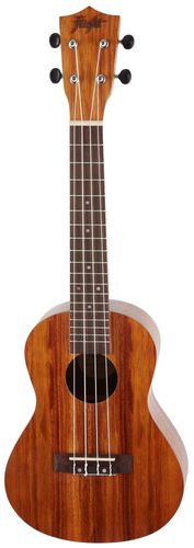 tradiční akustické koncertní ukulele Flight NUC200 Natural ochranný obal indonéský týk vstvený korpus matná povrchová úprava 18 pražců plnohodnotný zvuk zhotovené z exotického dřeva bohatá výbava široký hmatník ukulele pro začátečníky