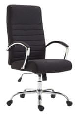Sortland Kancelářská židle Valais - látkové čalounění | černá