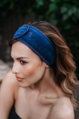 MaryBerry Tmavě modrá kosmetická čelenka