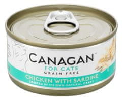 Canagan Cat konz. - Kuře a sardinky 75 g
