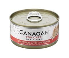 Canagan Cat konz. - Kuře a Krevety 75 g