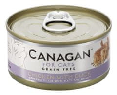 Canagan Cat konz. - Kuře a kachna 75 g