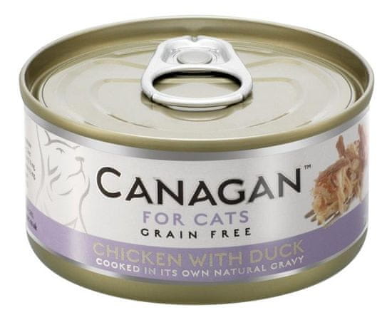 Canagan Cat konz. - Kuře a kachna 75 g
