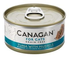 Canagan Cat konz. - Tuňák a mušle 75 g