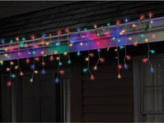 ACA Lightning  LED vánoční světelný závěs, 3x0,6m, RGB barva světla, IP44, 144 LED, 8 funkcí