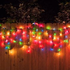 ACA Lightning  LED vánoční světelný závěs, 3x0,6m, RGB barva světla, IP44, 144 LED, 8 funkcí