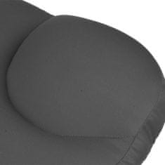 Northix Ergonomický polštář na krk – tmavě šedý 