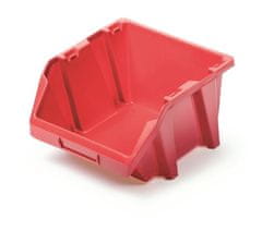 Prosperplast Plastový úložný box BINEER SHORT 92x77x60 červený
