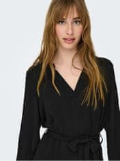 Jacqueline de Yong Dámské šaty JDYDIVYA Regular Fit 15300554 Black (Velikost L)