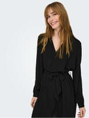 Jacqueline de Yong Dámské šaty JDYDIVYA Regular Fit 15300554 Black (Velikost M)