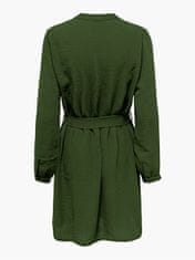 Jacqueline de Yong Dámské šaty JDYDIVYA Regular Fit 15300554 Forest Night (Velikost M)