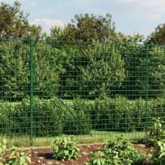 shumee VidaXL Svařovaný pletivový plot zelený 1,4x10m