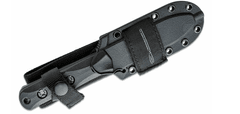 KA-BAR® KB-EK51 Short Drop Point bojový nůž 10,9 cm, černá, Ultramid, pouzdro Celcon