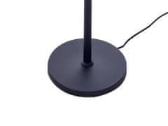 Beliani Kovová stojací LED lampa černá PERSEUS