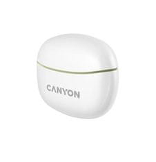 Canyon Sluchátka "TWS-5", zelená, TWS bezdrátové, Bluetooth 5.3, CNS-TWS5GR