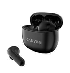 Canyon Sluchátka "TWS-5", černá, TWS bezdrátové, Bluetooth 5.3, CNS-TWS5B