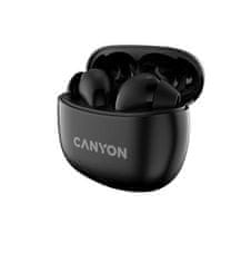Canyon Sluchátka "TWS-5", černá, TWS bezdrátové, Bluetooth 5.3, CNS-TWS5B