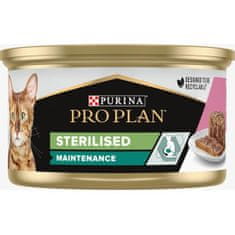 Purina Pro Plan Pro Plan Cat konz. Sterilised tuňák,losos v paštice 85 g