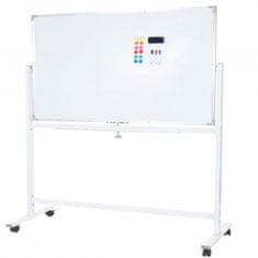 MCW Tabule C85, magnetická tabule memo board pin board, mobilní rolovatelná včetně příslušenství ~ 180x100cm
