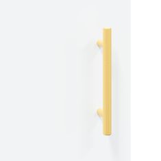 Vidaxl Skříň highboard bílá 69,5 x 34 x 180 cm kompozitní dřevo