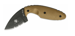 KA-BAR® KB-1477CB TDI ORIGINAL taktický nůž 5,9 cm, pískově hnědá, Zytel, pouzdro zytel
