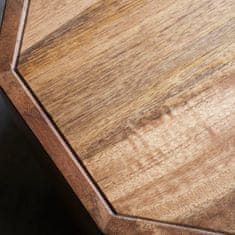 House Doctor , Dřevěná stolička / taburet Okta, 45 cm | Přírodní