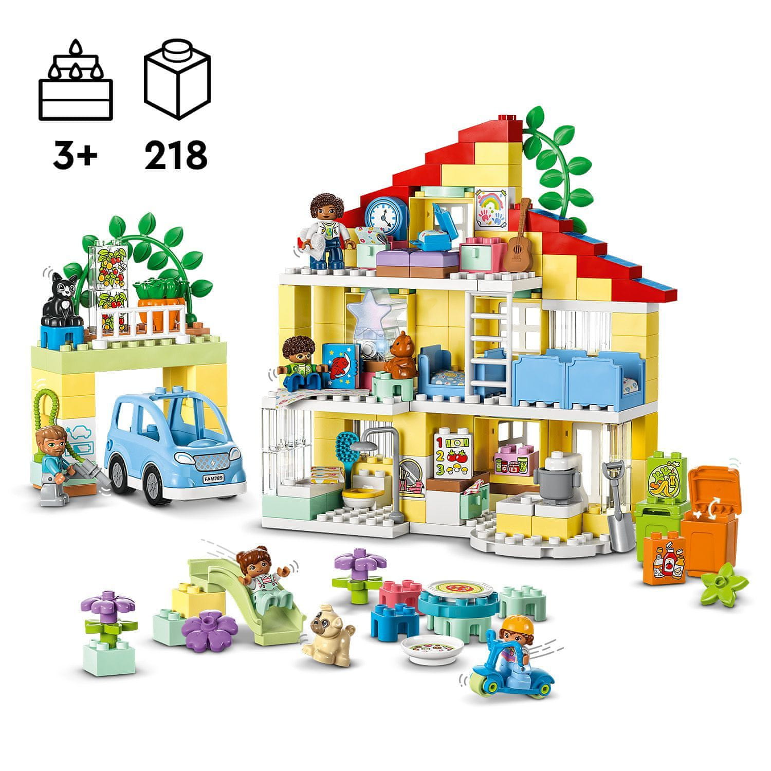 LEGO DUPLO 10994 Rodinný dům 3 v 1