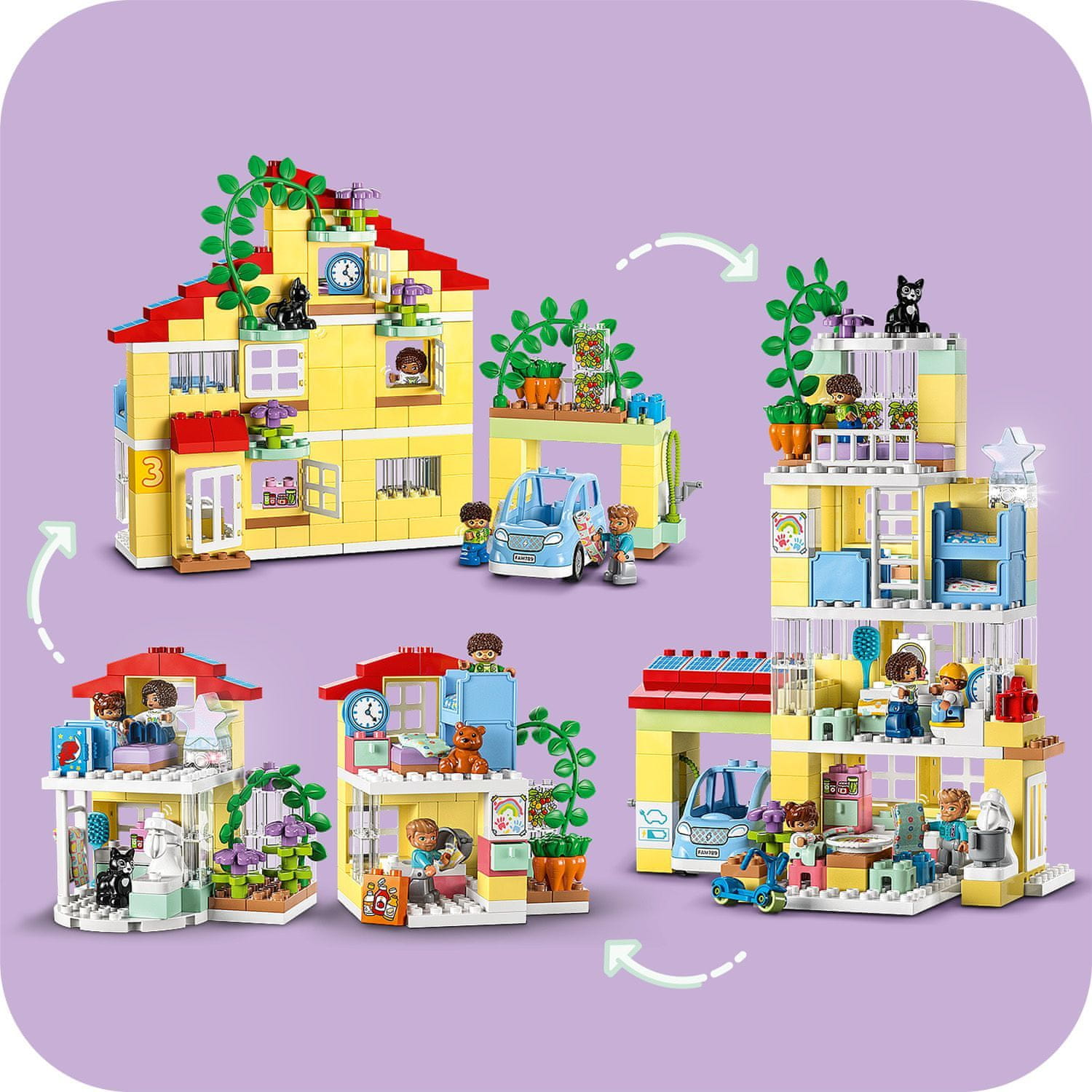 LEGO DUPLO 10994 Rodinný dom 3 v 1