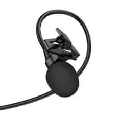 Hoco L14 Lavalier mikrofon 3.5mm mini jack, černý