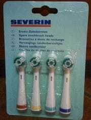 Severin Sada 4 náhradních zubních kartáčků pro HG7700