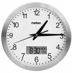Nástěnné hodiny s teploměrem Meteo ZP8
