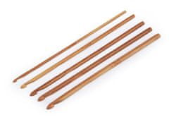 Kraftika 1ks (3 mm) bambus tmavý bambusový háček na háčkování vel.