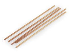 Kraftika 1ks (3 mm) bambus tmavý bambusový háček na háčkování vel.