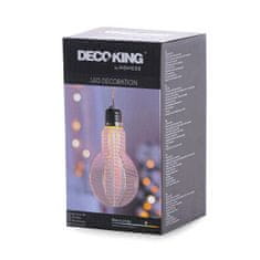 DecoKing Dekorativní osvětlení CADAZ ve tvaru žárovky