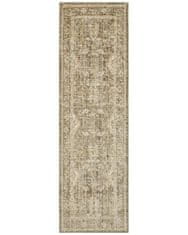 NOURISTAN Kusový koberec Cairo 105592 Luxor Black Cream – na ven i na doma 120x170