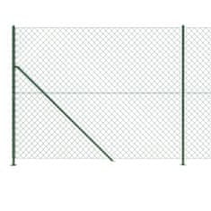 shumee Drátěné pletivo s přírubami zelené 2,2 x 25 m