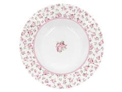 Isabelle Rose Porcelánový talíř polévkový s květy Tiny Flowers 22 cm