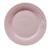 Porcelánový dezertní talíř v pastelově růžové barvě 19 cm