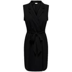 Jacqueline de Yong Dámské šaty JDYGEGGO Regular Fit 15302515 Black (Velikost XS)