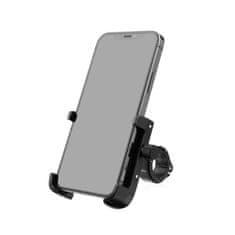 FIXED Hliníkový držák mobilního telefonu na kolo Bikee ALU 2 s otočnou hlavou, černý