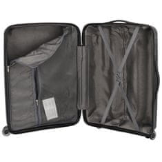 ORMI Cestovní plastový kufr Voyex velikosti L, černý
