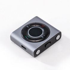 JR-CB2 Bluetooth AUX transmitter pro auto, TV a stereo Grey