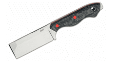CRKT CR-4037 Razel Silver užitkový nůž 7,6 cm, černo-červená, Micarta, termoplastické pouzdro