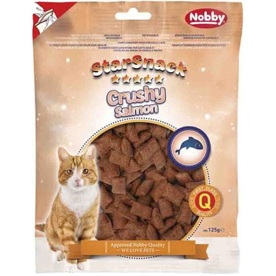 Nobby pamlsek - StarSnack cat Crushy Salmon bag; 125 g