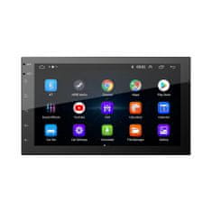 SONNENH KROAK K-CS01 7 Inch 2 Din pro Android 9.0 Stereo Carplay FM AM RDS Radio MP5 Player 2G + 32G Android Auto GPS WIFI bluetooth s 12 LED zadní kamerou
