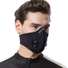 Northix Tréninková maska - Omezte příjem kyslíku - Černá 