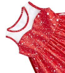 EXCELLENT Dětské vánoční šaty vel. 110 - červené