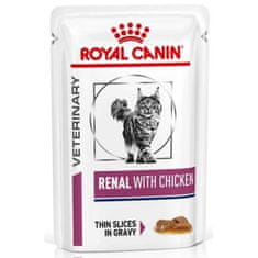 Royal Canin VD Cat kaps. Renal with chicken 12 x 85 g