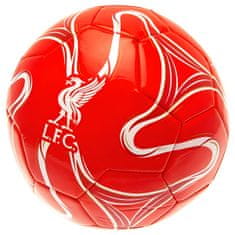 FotbalFans Fotbalový míč Liverpool FC, červeno-bílý, velikost 1