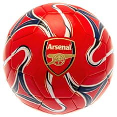 FotbalFans Fotbalový míč Arsenal FC, červený, znak klubu, velikost 1